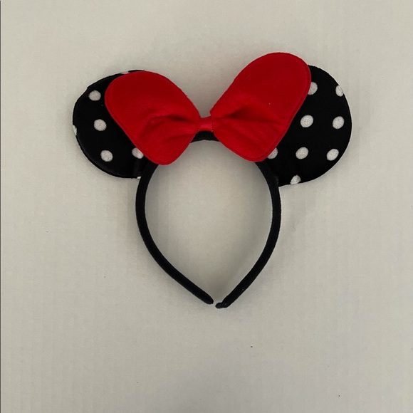 Headband, Girls Mouse Ears, Mini Mouse inspired - Picture 7 of 8